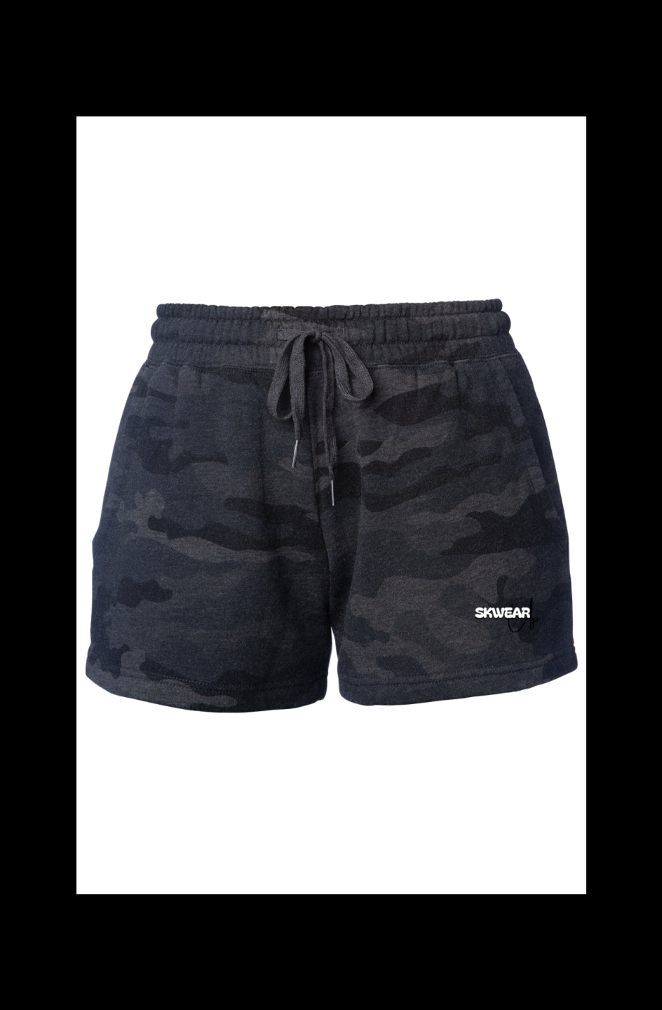 Black Camo Heather Shorts